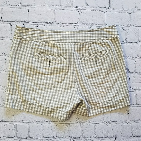 Ann Taylor Petite Signature Checker Shorts Sz 6P - Picture 3 of 8